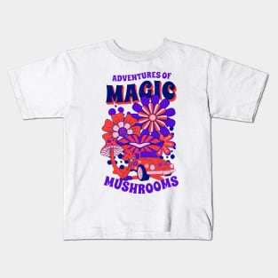 Magic Mushrooms Adventure Kids T-Shirt